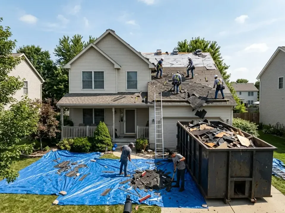 roof-replacement-debris-remova-004 — frequently asked questions, Cheapest Dumpster Rentals in Satellite Beach, FL